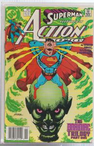 SUPERMAN IN ACTION COMICS #647 - BRAINIAC BAGGED & BOARDED - DC COMICS