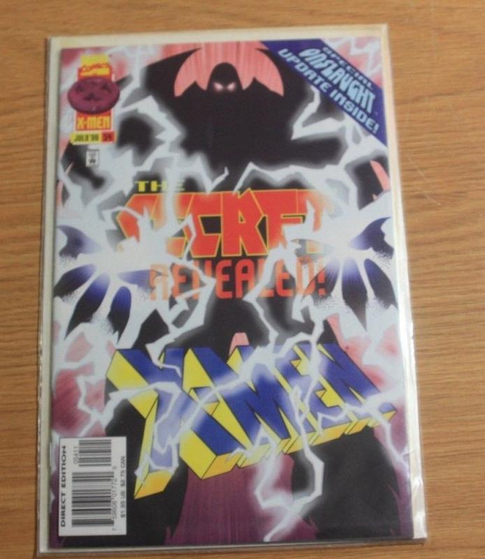 X-Men comic # 54 (Jul 1996, Marvel) onslaught revealed is xavier + juggernaut