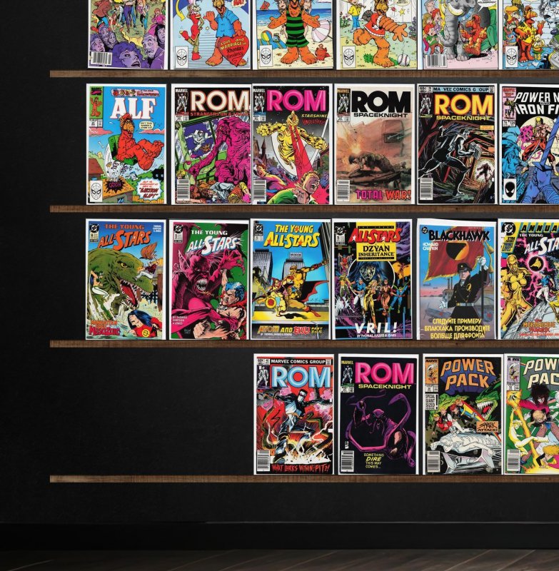 Huge Lot 150+ Comics with Fantastic Four, Rom, Alpha Flight, Alf & More!