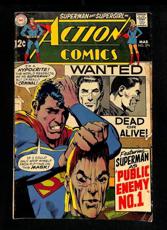 Action Comics #374 Neal Adams Cover!