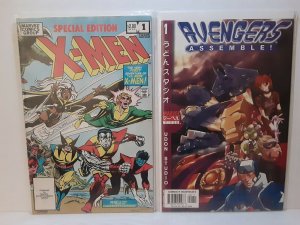 AVENGERS ASSEMBLE #1 MANGA + X-MEN #1 SPECIAL EDITION -  FREE SHIPPING