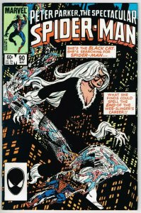 Spectacular Spider-Man #90 (1976) - 8.5 VF+ *1st Black Costume*