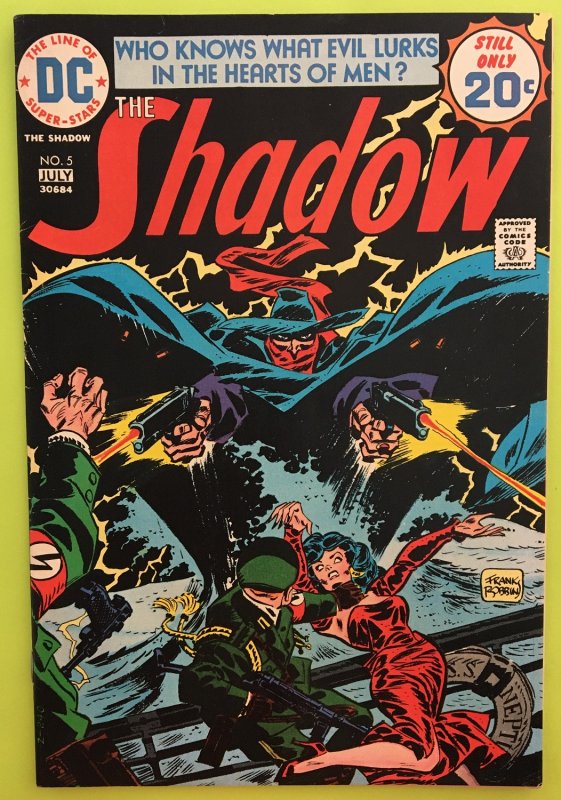 THE SHADOW 5 NIGHT OF NEPTUNES DEATH DC 1974