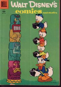 WALT DISNEY'S COMICS & STORIES #186 DONALD DUCK  BARKS VG