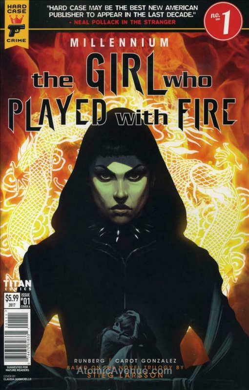 Millennium: The Girl Who Played with Fire #1A VF; Titan | save on shipping - det