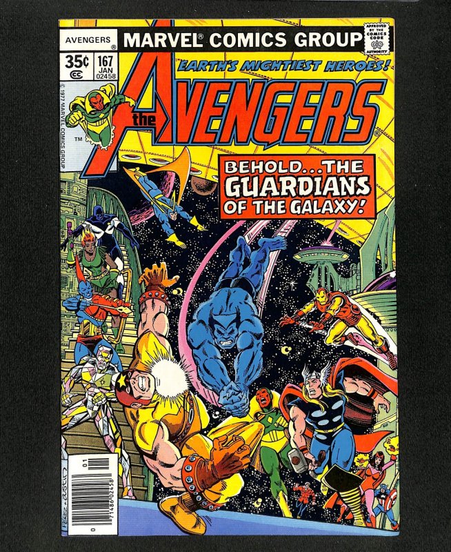 Avengers #167 Guardians of the Galaxy!