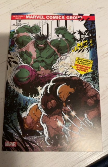 The Incredible Hulk #181 Facsimile variant Megacon