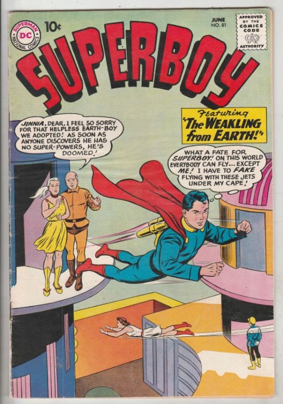 Superboy #81 (Jun-60) VF+ High-Grade Superboy