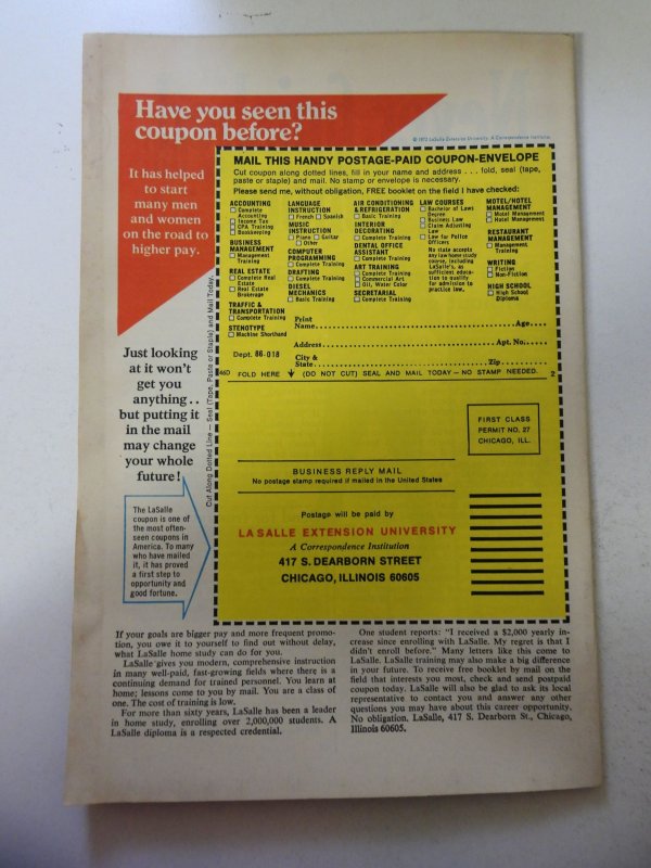 Werewolf by Night #4 (1973) VG+ Condition moisture stain bc