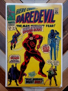Daredevil #27 GD/VG (Marvel 1967) SPIDER-MAN, MASKED MARAUDER & STILT-MAN Appear