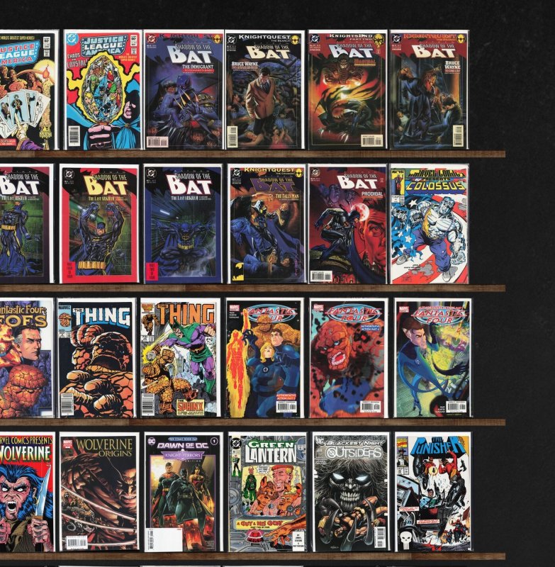 Huge Lot 150+ Comics with Fantastic Four, Wolverine, The Punisher & More!