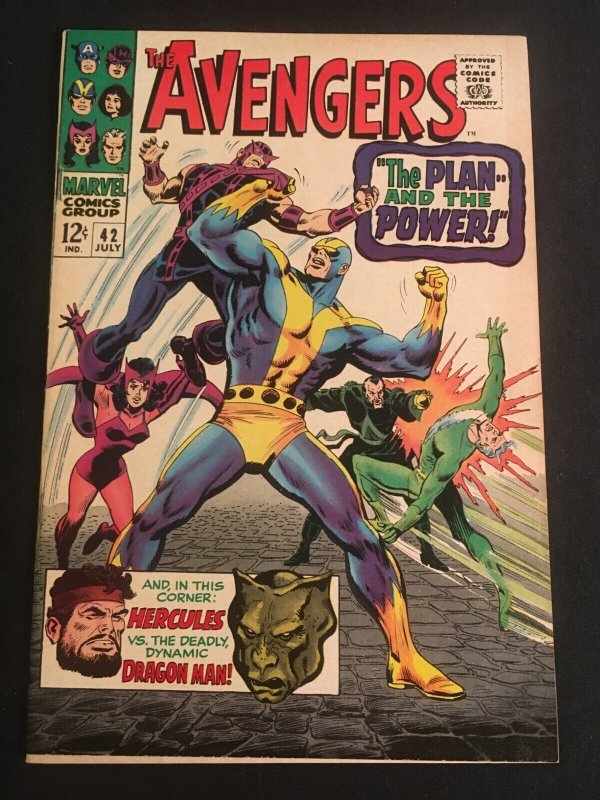 THE AVENGERS #42 VG+/F- Condition