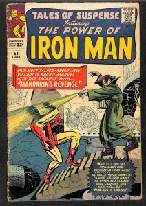 Tales Of Suspense #54 GD+ 2.5 Mandarin! Iron Man