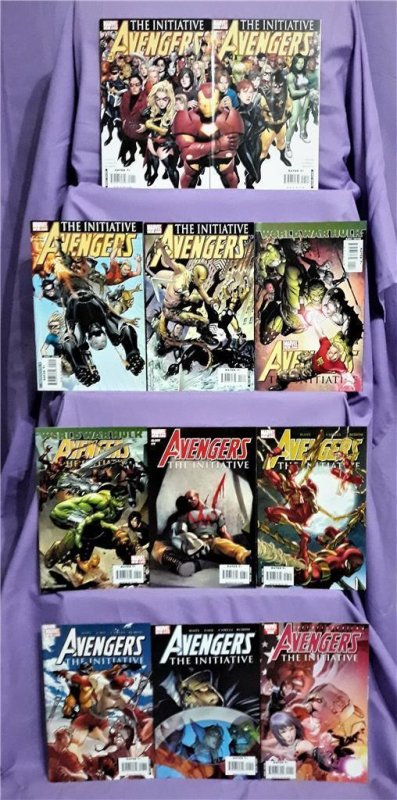 AVENGERS The INITIATIVE #1 - 9 Annual #1 1st Mutant Zero (Marvel 2007) 