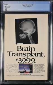 Captain America #413 (3/93) Graded CGC 9.4 Newsstand Edition