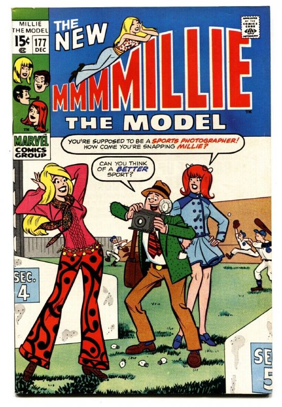 NEW MILLIE THE MODEL-#177-comic book BASEBALL COVER-FASHION PAGE-vf