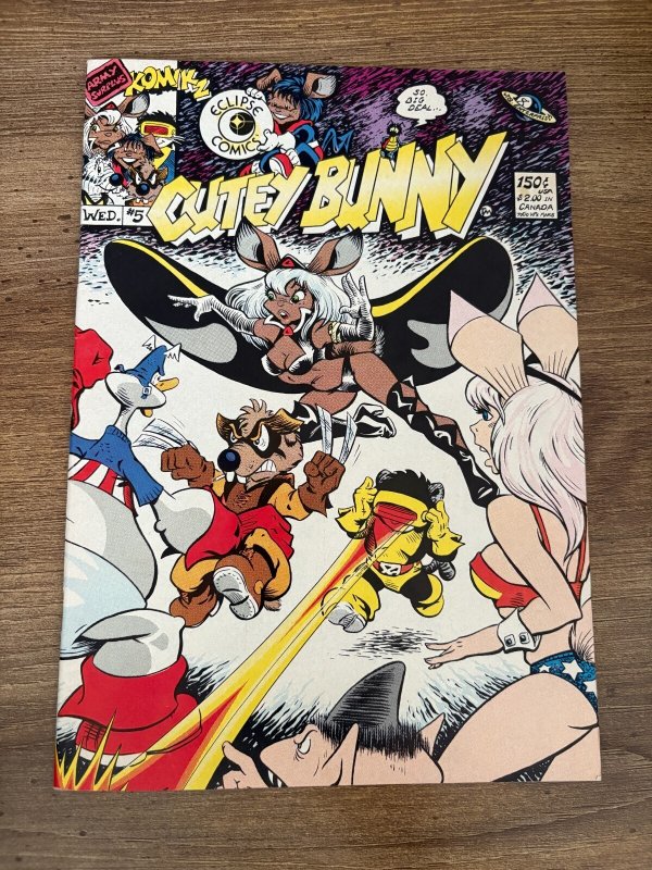 Cutey Bunny # 5 NM Eclipse Comic Book  14 J303