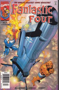 Fantastic Four (Vol. 3) #24 (Newsstand) VG ; Marvel | low grade comic Chris Clar