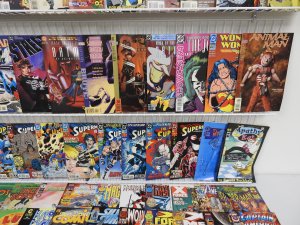 Huge Lot 190+ Comics W/ Superman, Batman, X-Men, +More! Avg FN Condition!