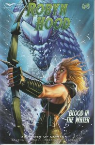 Robyn Hood Blood in the Water Cover B Zenescope GFT Comic NM Barrionuevo