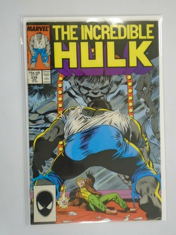 Incredible Hulk #339 Direct edition 6.0 FN (1988 1st Series)