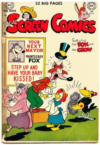 REAL SCREEN COMICS #35 (Feb1951) 2.5 GD+   Fox & Crow Mayhem!  Flippity & Flop!