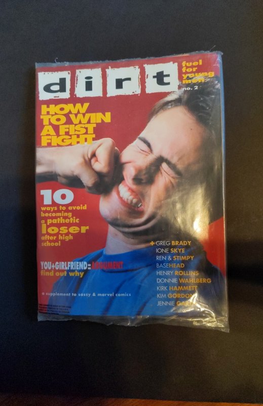 DIRT Magazine no. 2 w/ The Spectacular Spider-Man 195 and Promo Casette