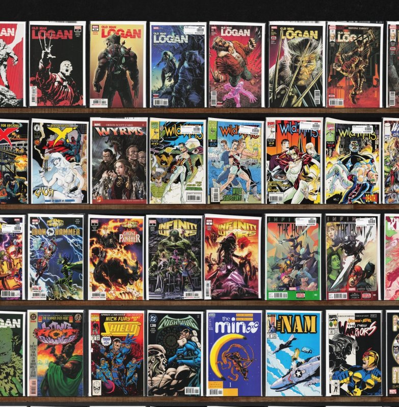 Huge Lot 150+ Comics with Old Man Logan, Justice League, Weirdworld & More!