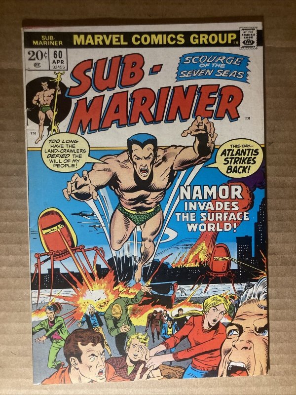 Sub Mariner 60 Marvel 1973 FN+