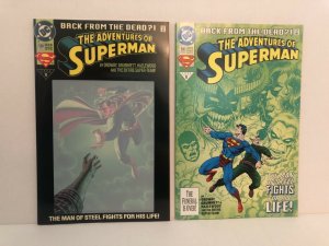Adventures Of Superman #500 Lot Of 2