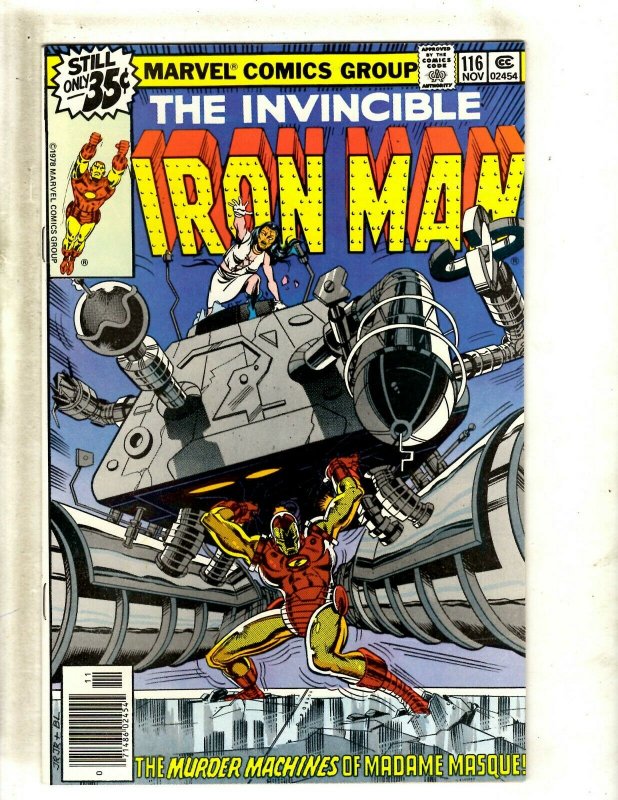 Iron Man # 116 NM Marvel Comic Book Avengers Hulk Thor Captain America J462