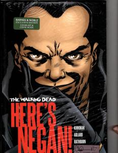 HERE'S NEGAN Image Comics Graphic Novel HARDCOVER SEALED Book Walking Dead J312