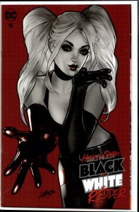 Harley Quinn: Black + White + Redder #5 Villalobos Cover (2024) Harley Quinn