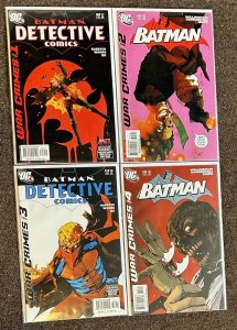 Batman War Crimes Part #1,2,3,4 Detective #809,810 DC Complete Set 2005 Nm