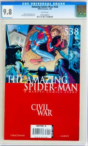 Amazing Spider-Man #538 CGC Graded 9.8 