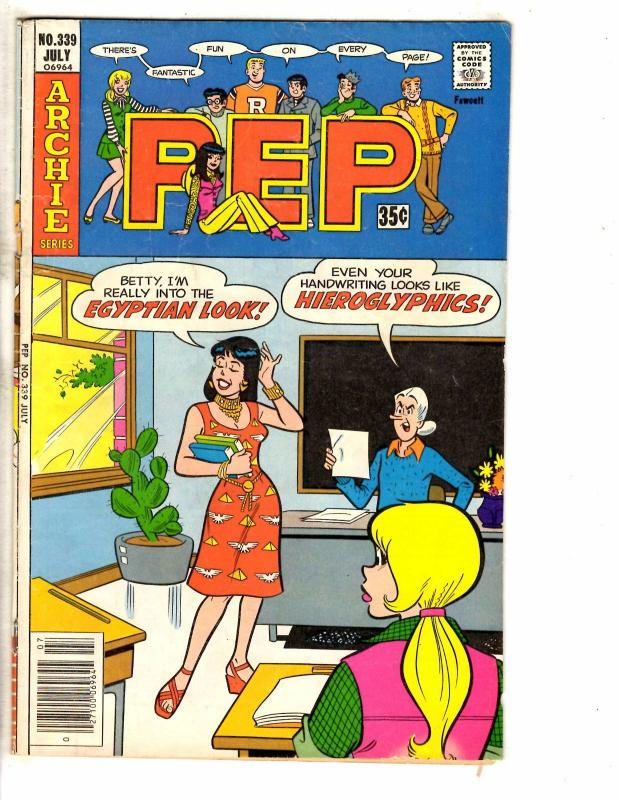 7 Archie Comics Reggie 103 Josie 53 Betty 197 218 Pep 260 339 Life With 121 J253