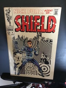 Nick Fury, Agent of SHIELD #4 (1968) Mid high-grade Jim Steranko art! FN/VF Wow