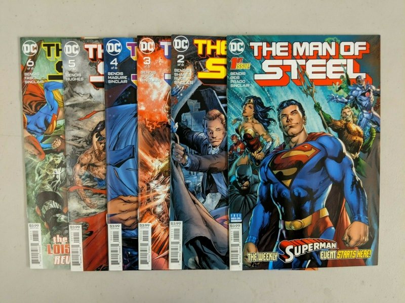 The Man of Steel (DC 2018) #1-6 Set - 1 2 3 4 5 6 - Brian Michael Bendis - 8.5+ 