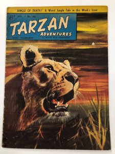 TARZAN ADVENTURES V 7#46  (1958)black & white daily strip reprints VG Reinman