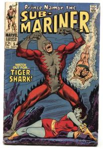 Sub-mariner #5 1968-marvel Comic 1st TIGER SHARK VG