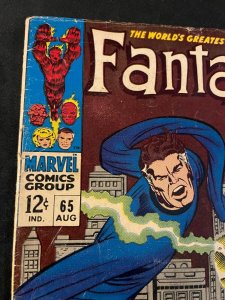FANTASTIC FOUR #65 First Ronan Appearance, G/VG Condition