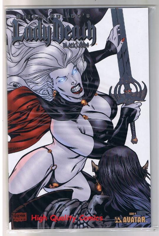 LADY DEATH : BLACKLANDS #4, NM, Limited, Platinum ,Variant, more LD in store