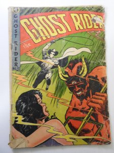 Ghost Rider #12 GD Condition Moisture damage, centerfold detached bottom staple
