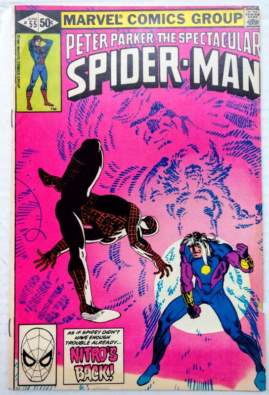 The Spectacular Spider-Man #55 (VF, 1981)