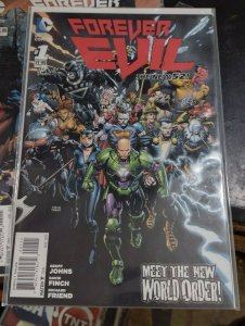 forever evil  #1- DAVID FINCH  covers 2013 dc comics  NEW WORLD ORDER