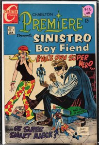 Charlton Premiere #3 (1968) Sinistro Boy Fiend