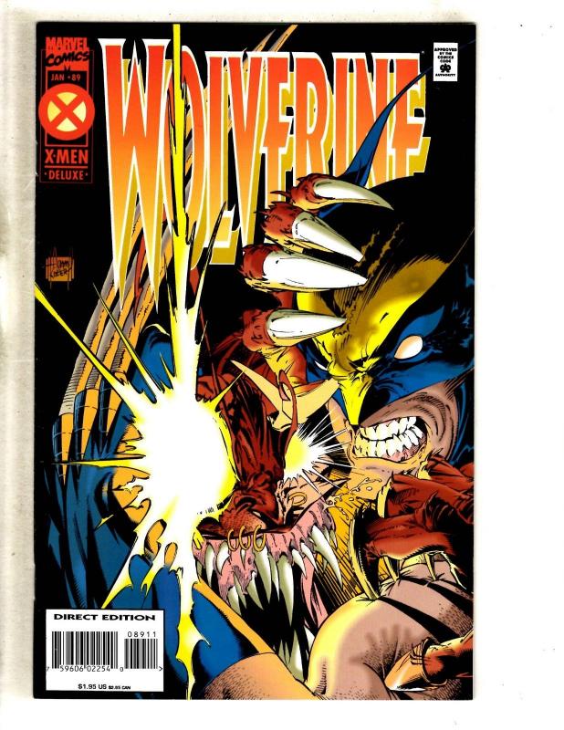 Lot Of 10 Wolverine Marvel Comic Books # 82 83 84 85 86 87 88 89 90 91 DB7