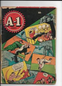 A-1 comics 1 Gd Good 2.0 Golden Age Cover Detached