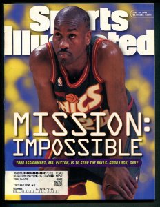 Sports Illustrated ( 7.5 VFN-)  Gary Payton  /  June 1996