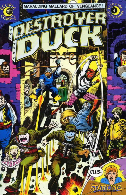 Destroyer Duck #4 VF/NM; Eclipse | save on shipping - details inside